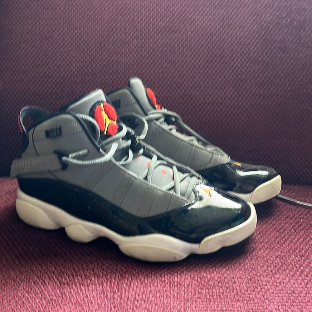 Jordan 6 Rings “smoke grey” size 8